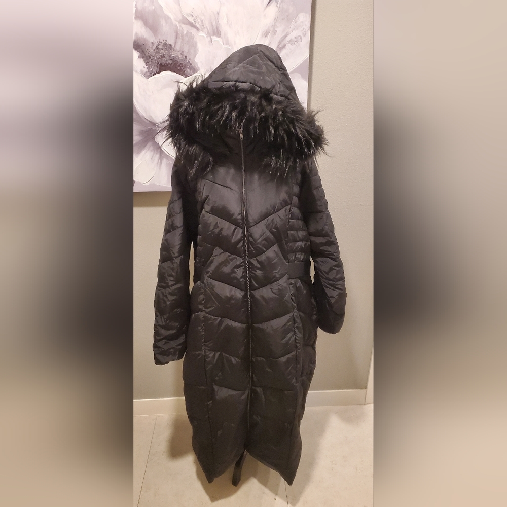 City Chic Long Puffer Jacket